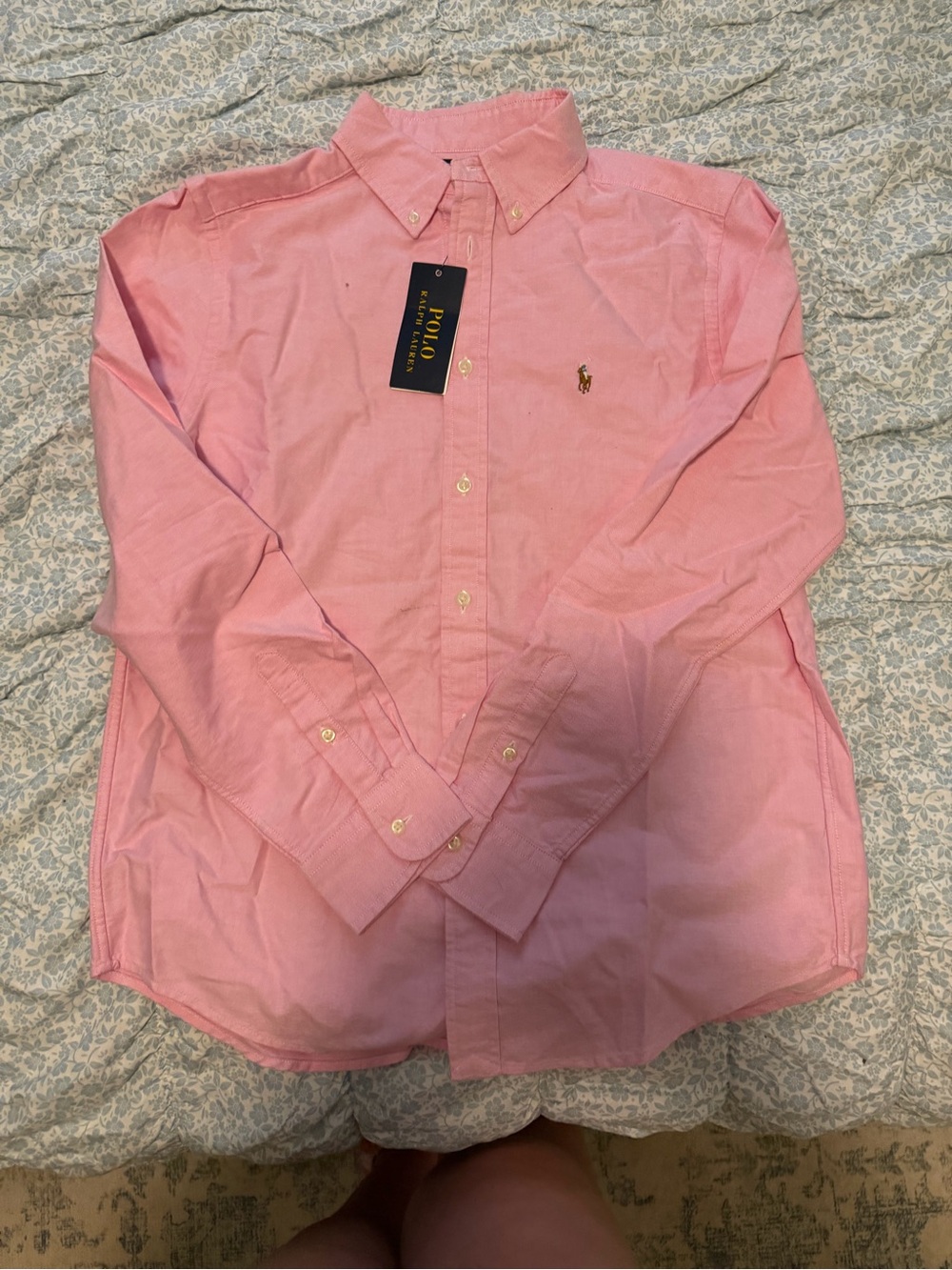 Polo by Ralph Lauren Boy’s Pink Button-Down Oxford Shirt